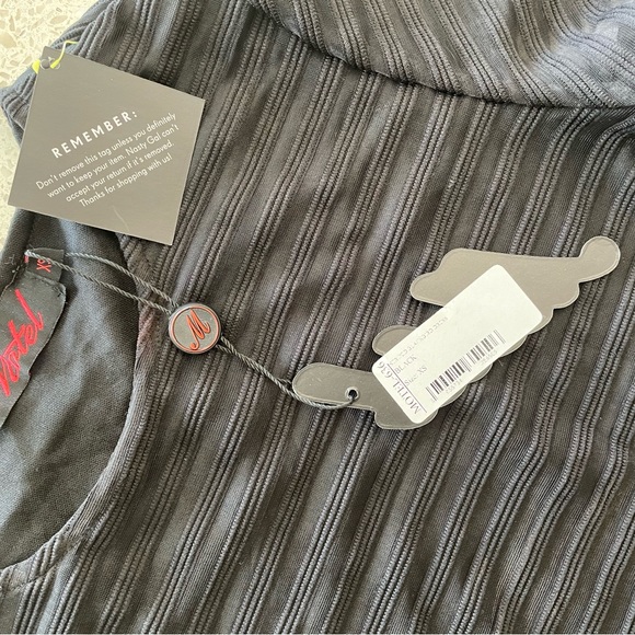 NWT Motel Rocks Midi Dress - Black, Xs - Picture 2 of 4